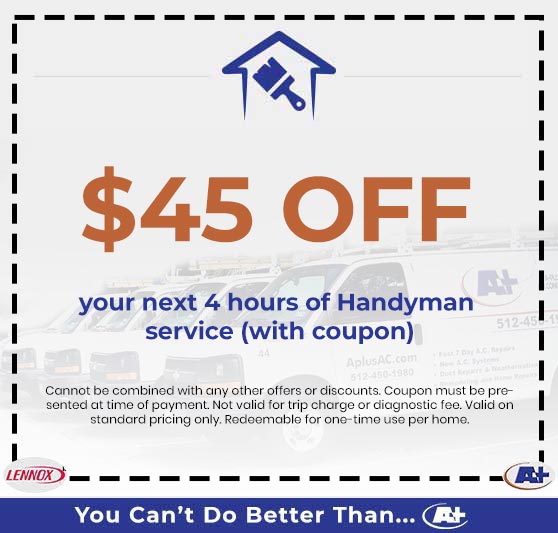 Save on your next 4 hours of Handyman service