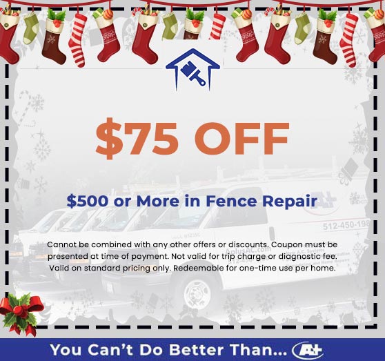 A-Plus Air Conditioning & Home Solutions - Discounts on Fence Repair